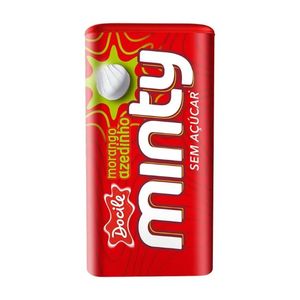 Pastilha Minty Morango Azedinho Docile 21g