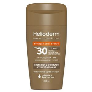 Helioderm Efeito Dourado FPS30 120mL