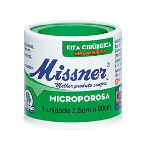 Fita Microporosa Missner Hipoalérgico 2,5Cmx90Cm