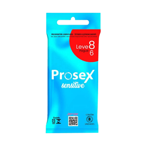 Camisinha Prosex Sensitive Premium Leve 8 Pague 6