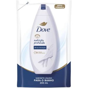 Refil Sabonete Líquido Corporal Dove Nutrição Profunda 200ml