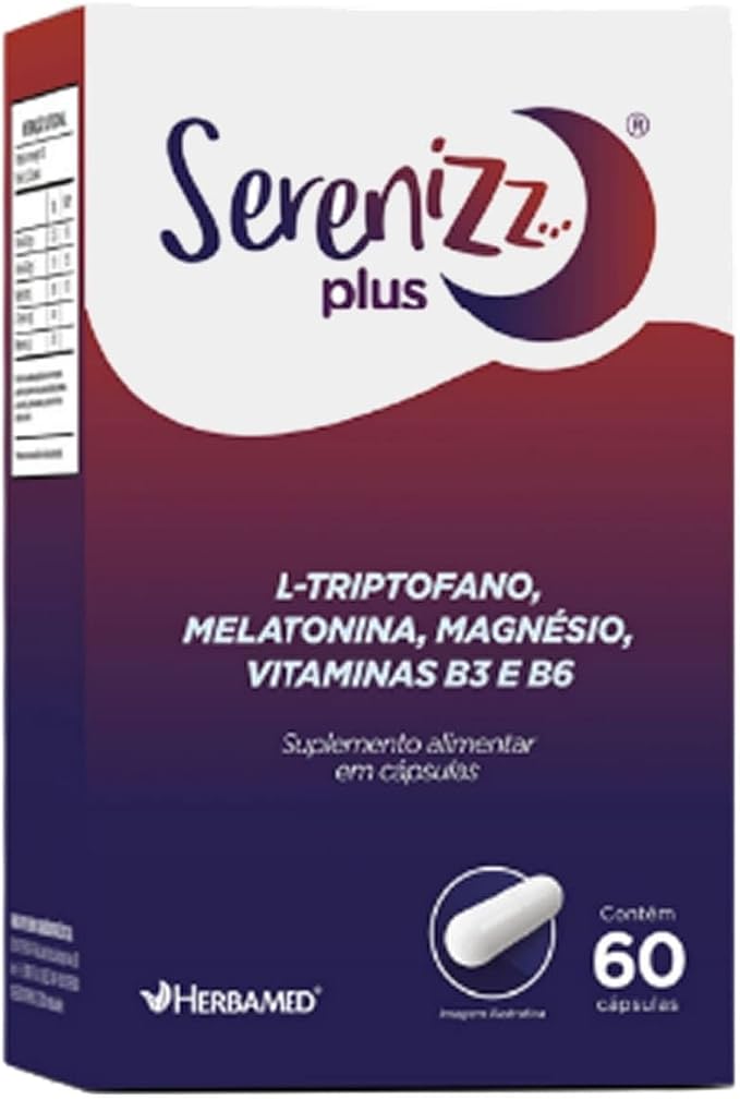 Serenizz Plus 500mg Herbamed 60 Cápsulas - Nivele | MarketPlace de