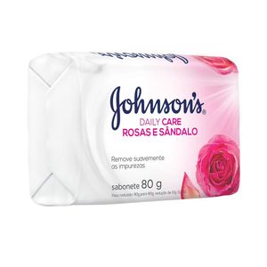 Sabonete Johnsons Daily Care Rosas e Sândalo 80g