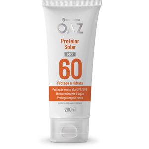 Protetor Solar OAZ Creme FPS60 200ml