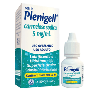 Plenigell Solução Oftálmica 15ml Latinofarma