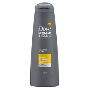 Shampoo Dove Men+Care Shampoo 2X1 Forca Resistente 400ml