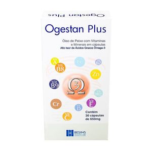 Ogestan Plus com 30 cápsulas