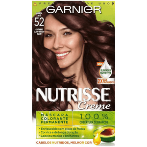 Tintura Nutrisse Coloração Creme Marrom Açaí 52