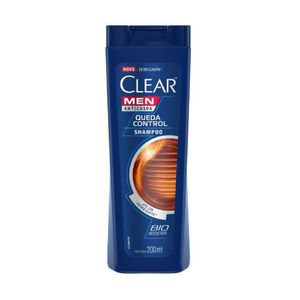 Shampoo Anticaspa Clear Men Queda Control 200Ml