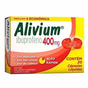 Alivium 400Mg Com 20 capsulas