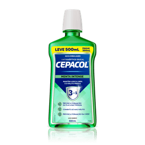 Enxaguante Bucal Antisséptico Cepacol Menta 500ml