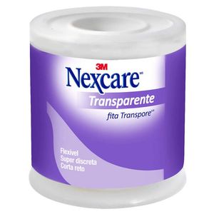 Fita Transpore Transparente Discreto Nexcare 3M 50mmx4,5m