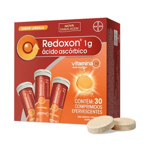Redoxon Efervescente Laranja 1G Com 30 comprimidos