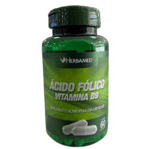 Ácido Fólico Herbamed 4000mg 60 Cápsulas