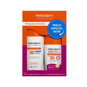 Kit Protetor Solar Helioderm Familia Fps30 200G Kids +Fps30 120G