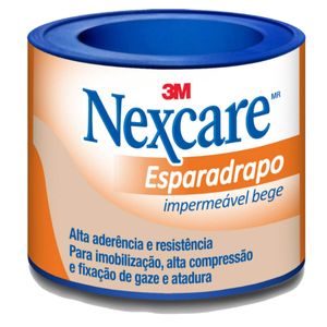 Esparadrapo Nexcare 25Mmx0,9M Impermeavel Branco