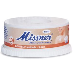 Fita Microporosa Missner Bege 1,2cm 10m