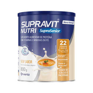 Supravit Nutri Sem Sabor Suplemento Alimentar 800g