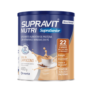 Supravit Nutri Cappuccino Suplemento Alimentar 400g
