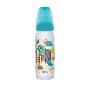 Mamadeira Lillo Divertida Silicone Azul 240ml