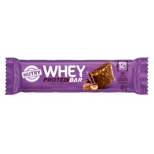 Barra De Proteína Nutry Whey Cookies Cream 40g