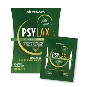 Psylax Com 10 Envelopes Sabor Laranja Herbamed 5g