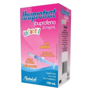 Ibuprotrat Infantil Sabor Laranja 100ml + Seringa Natulab