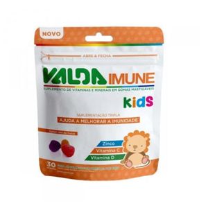 Valda Imune Kids Sachê Zip Lock Gomas Mastigáveis Frutas 51g