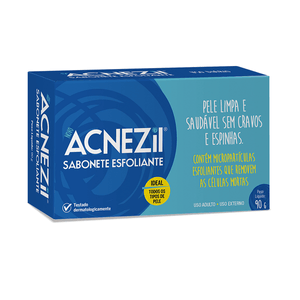 Acnezil Sabonete Facial Esfoliante 90g