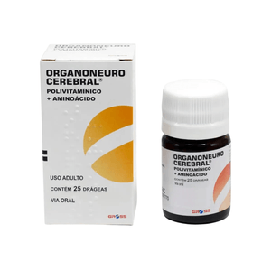 Organoneuro Cerebral com 25 Drágeas Gross