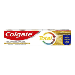 Pasta de Dente Colgate Total 12 Antitártaro com Flúor de 140g