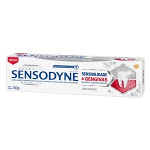 Creme Dental Sensodyne Sensibilidade & Gengivas Whitening com 100g