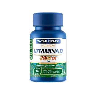 VITAMINA D 2000 UI COM 30 CÁPSULAS