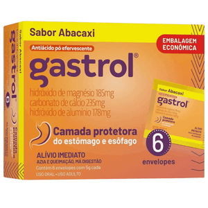 Gastrol Pó Efervescente Abacaxi 6 Sachês