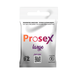 Preservativo Prosex Large Premium 3 Unidades