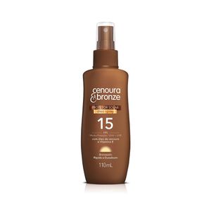 Bronzeador Cenoura E Bronze Fps15 Oleo 110Ml