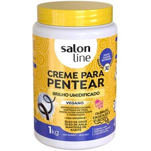 Creme Para Pentear Salon Line Brilho Umidificado 1Kg