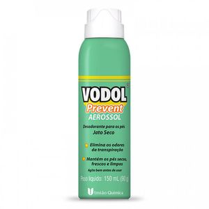 Vodol Prevent Aerossol Desodorante Para os Pés com 150ml