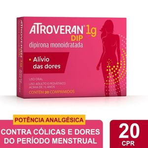 Atroveran Dip 1G Com 20 comprimidos