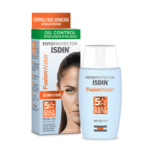 Protetor Solar Facial Isdin Fusion Water Oil Control FPS 60