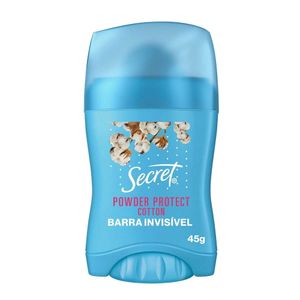 Desodorante Barra Secret Powder Protect Cotton 45g