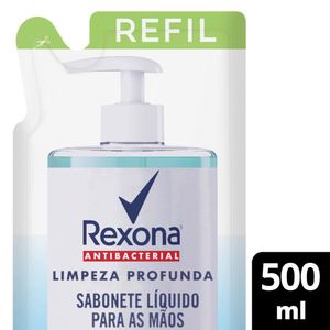 Sabonete Líquido Rexona Antibacterial Limpeza Profunda Para As Mãos Refil 500 ml