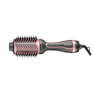 Escova Secadora Keratin Mondial Bivolt Grafite/Golden Rose