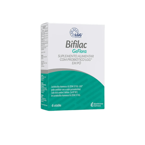 Suplemento Alimentar Bifilac Geflora com 6 Sticks