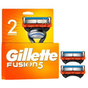 Carga para Aparelho de Barbear Gillette Fusion 5 com 2 unidades