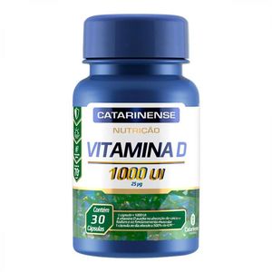 VITAMINA D 1000 UI COM 30 CÁPSULAS