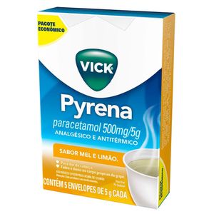 Vick Pyrena Chá Mel e Limão com 5 Sachês com 5g