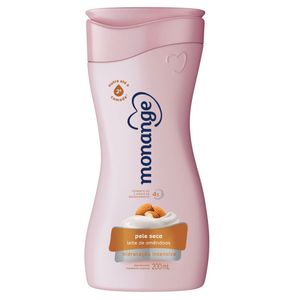 Creme Hidratante Monange Pele Seca Leite De Amendoas 200ml