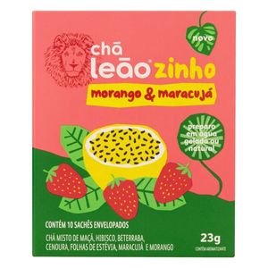 Chá Leão Leãozinho Morango e Maracujá Com 23g