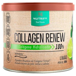 Colágeno Collagen Hidrolisado  Renew Verisol  Limão Nutrify 300G